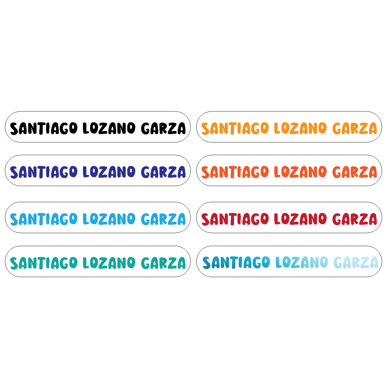 MINI Stickers para útiles DTF (permanentes)