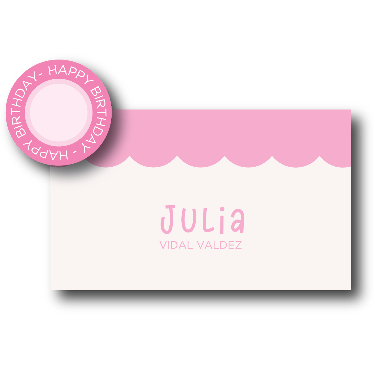 Tarjeta de Regalo - Tres niña