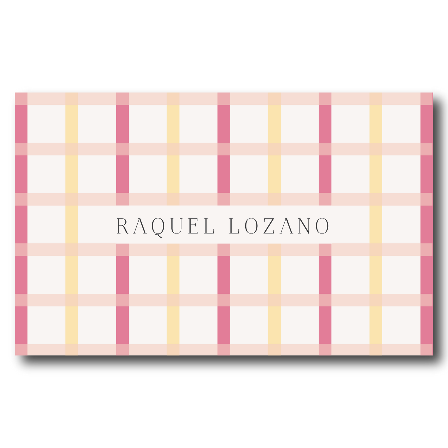 Sobres Flores Plaid 2