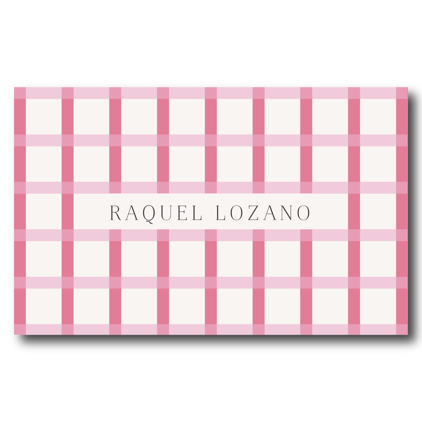 Sobres Flores Plaid