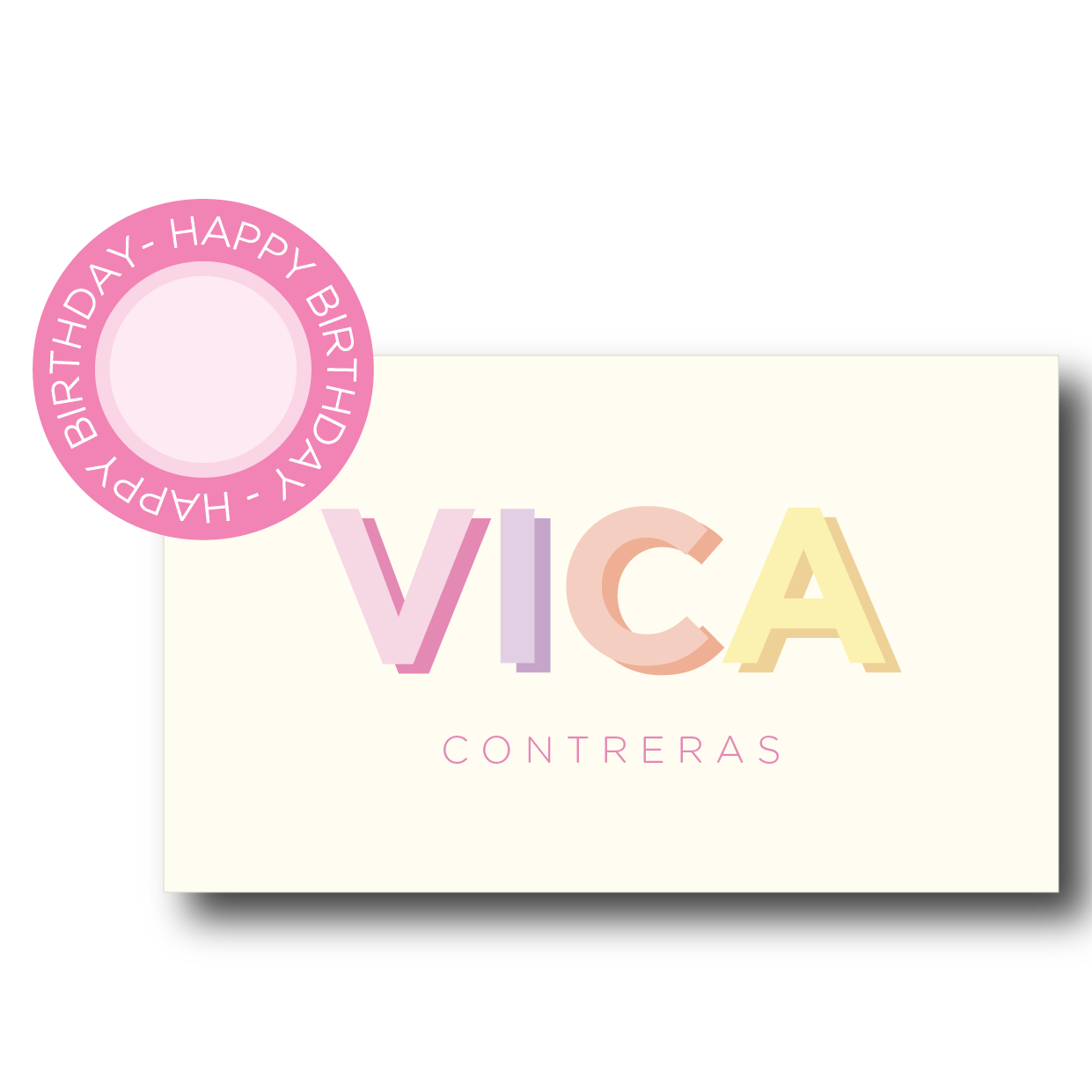 Tarjeta de Regalo - Veintidos niña