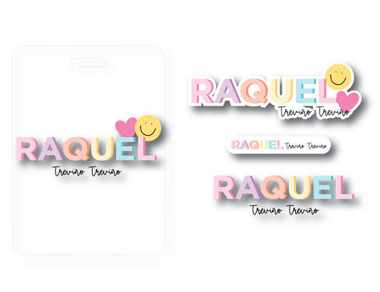 PAQUETE - 3D HAPPY FACE