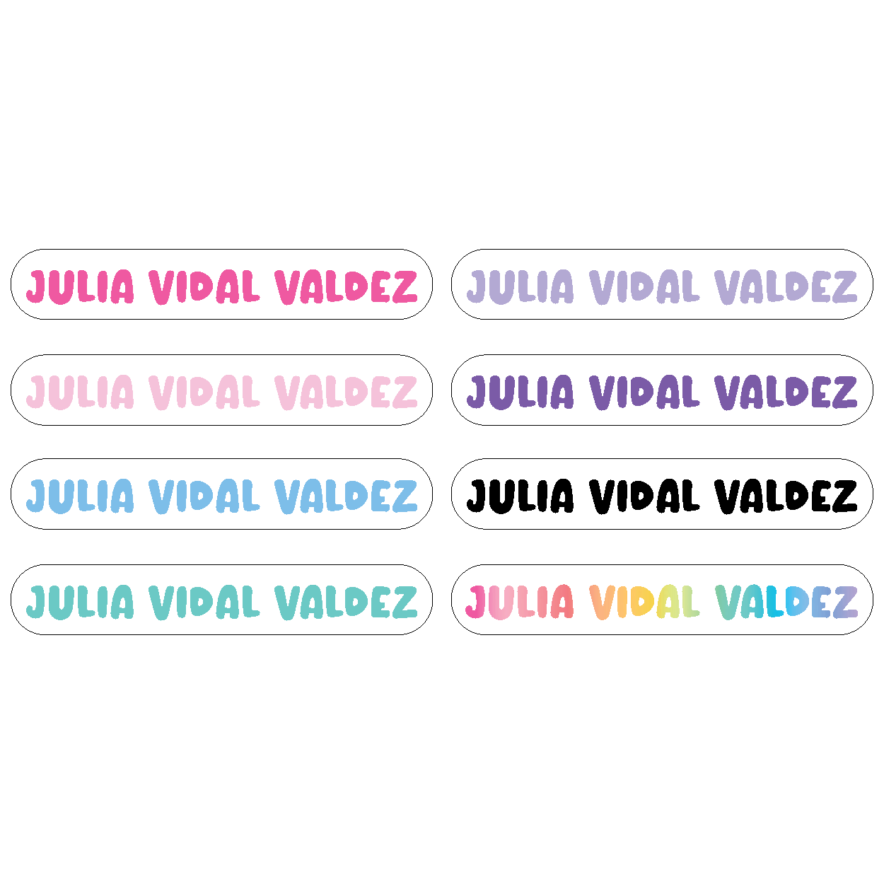 MINI Stickers para útiles DTF (permanentes)