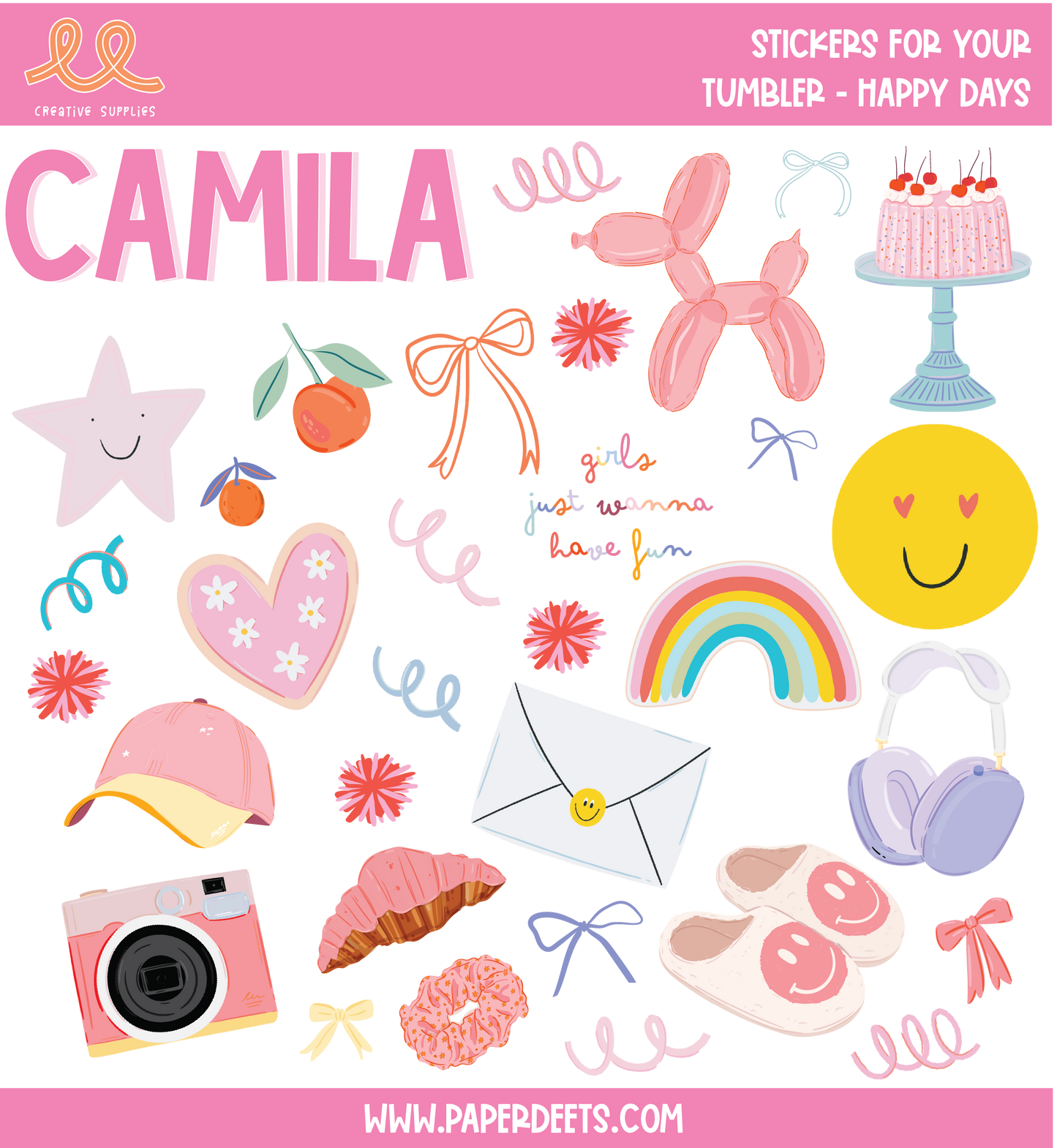 Stickers para Termos y Tuppers - Teenage