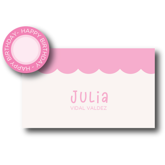 Tarjeta de Regalo - Tres niña