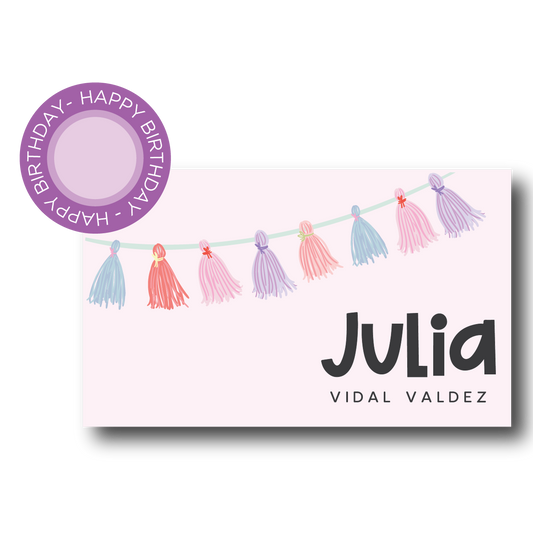 Tarjeta de Regalo - Ocho niña