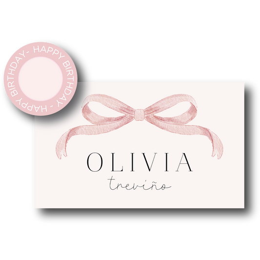 Tarjeta de Regalo - quince niña