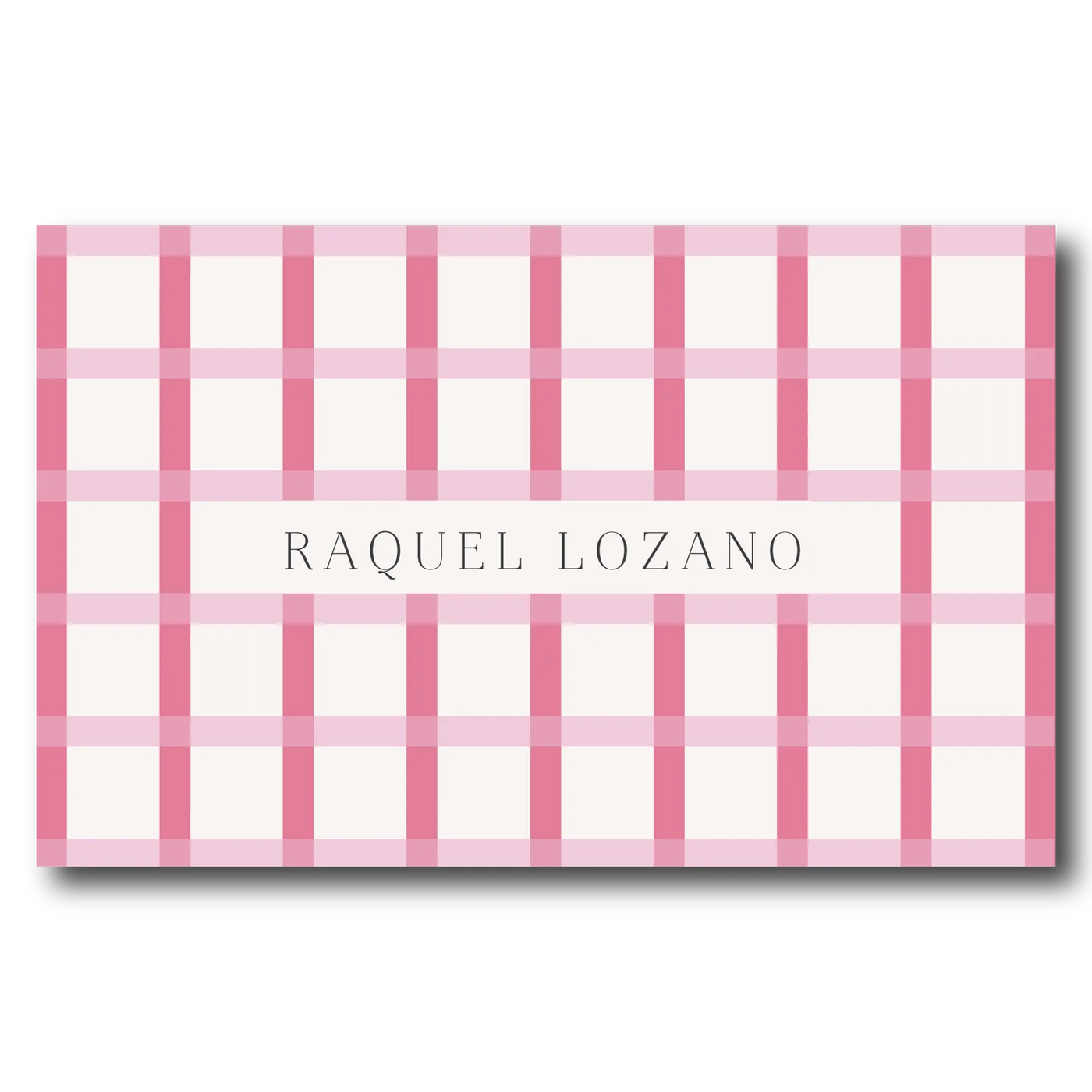 Sobres Flores Plaid