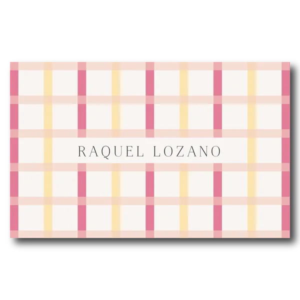 Sobres Flores Plaid 2