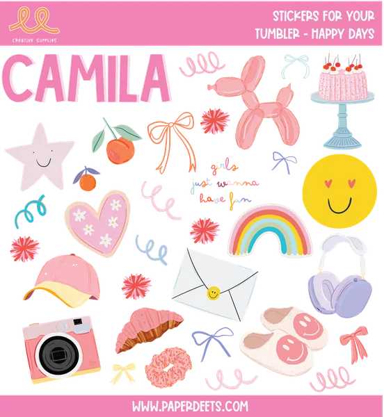 Stickers para Termos y Tuppers - Teenage
