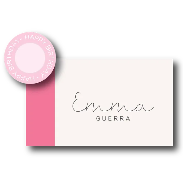 Tarjeta de Regalo - Cinco niña
