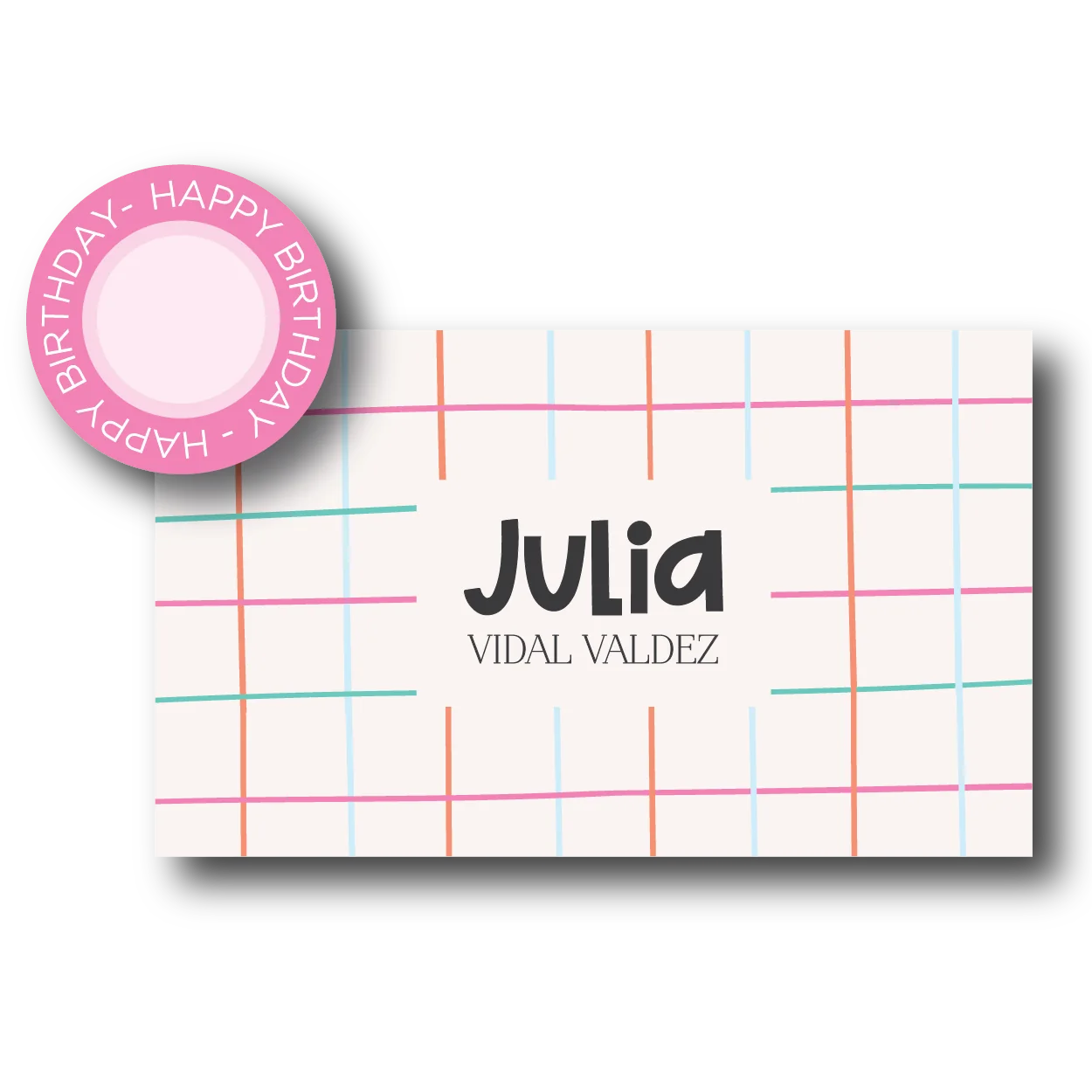 Tarjeta de Regalo - uno niña