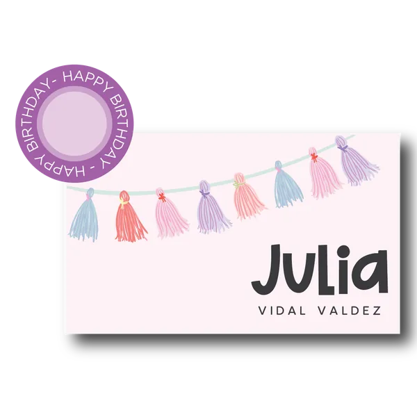 Tarjeta de Regalo - Ocho niña
