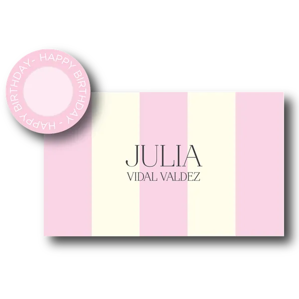 Tarjeta de Regalo - Seis niña