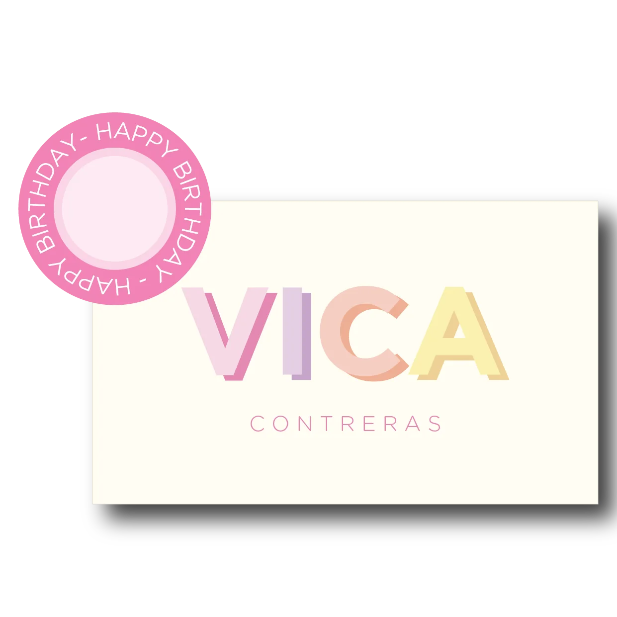 Tarjeta de Regalo - Veintidos niña